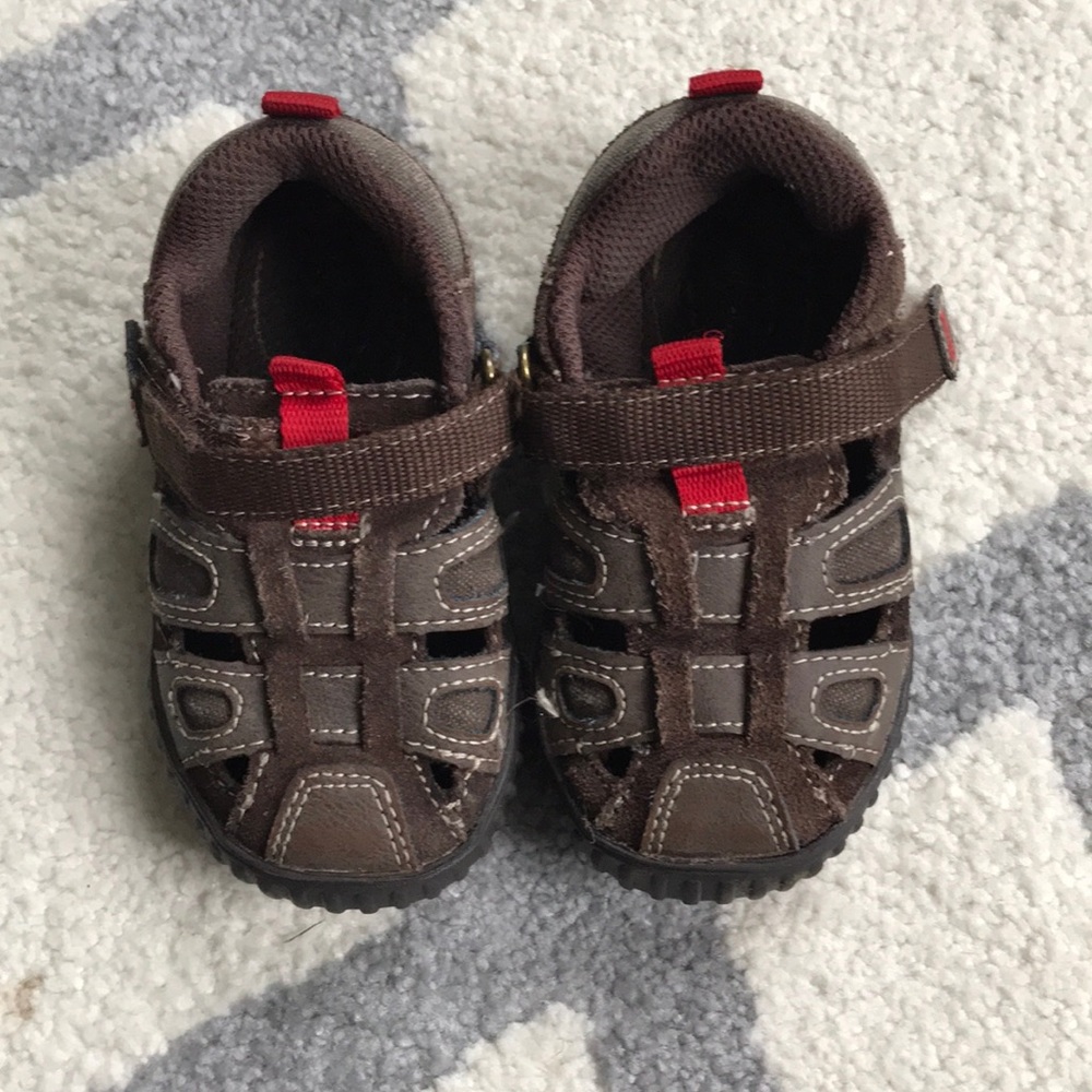 Stride rite boys sandals, 6m. Brown
